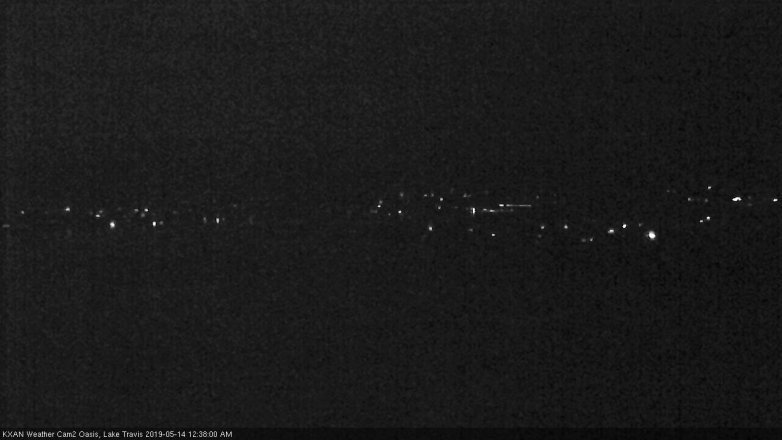 Lake Travis webcam, May 13, 2019 11:40 PM CT