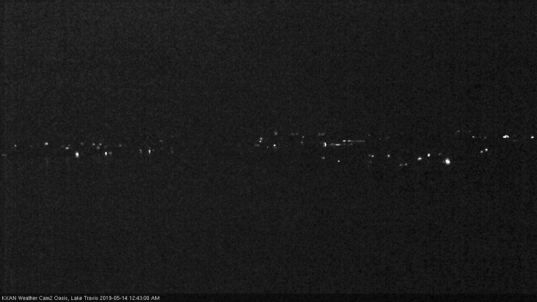 Lake Travis webcam, May 13, 2019 11:45 PM CT
