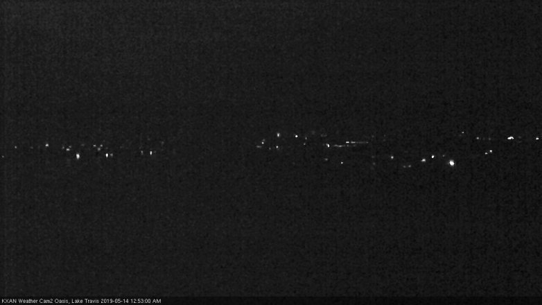 Lake Travis webcam, May 13, 2019 11:55 PM CT