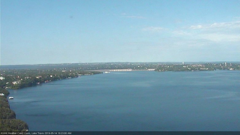 Lake Travis webcam, May 14, 2019 9:25 AM CT