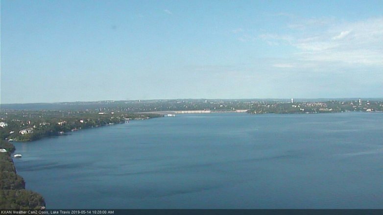 Lake Travis webcam, May 14, 2019 9:30 AM CT