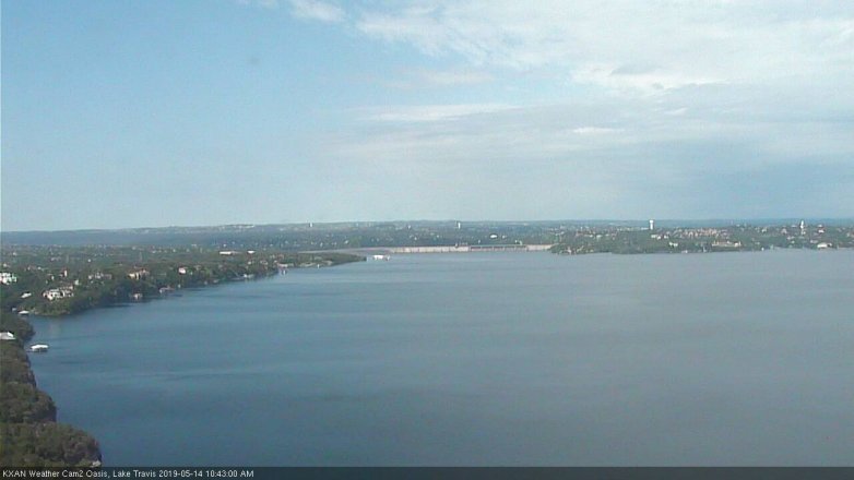 Lake Travis webcam, May 14, 2019 9:45 AM CT