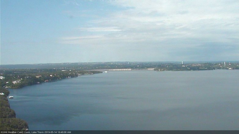 Lake Travis webcam, May 14, 2019 9:50 AM CT