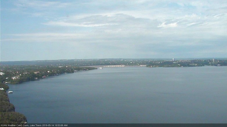 Lake Travis webcam, May 14, 2019 9:55 AM CT