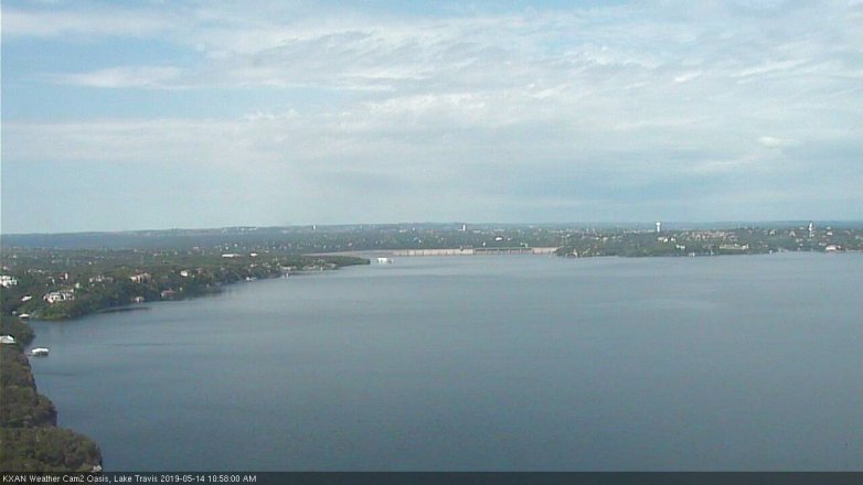Lake Travis webcam, May 14, 2019 10:00 AM CT