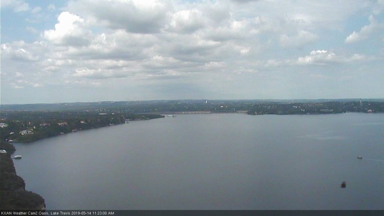 Lake Travis webcam, May 14, 2019 10:25 AM CT