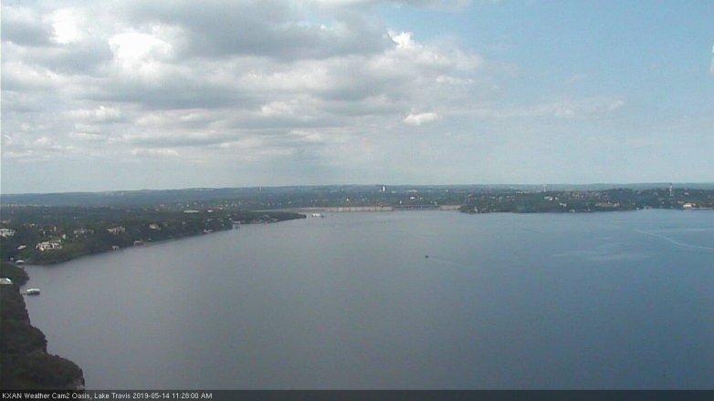 Lake Travis webcam, May 14, 2019 10:30 AM CT