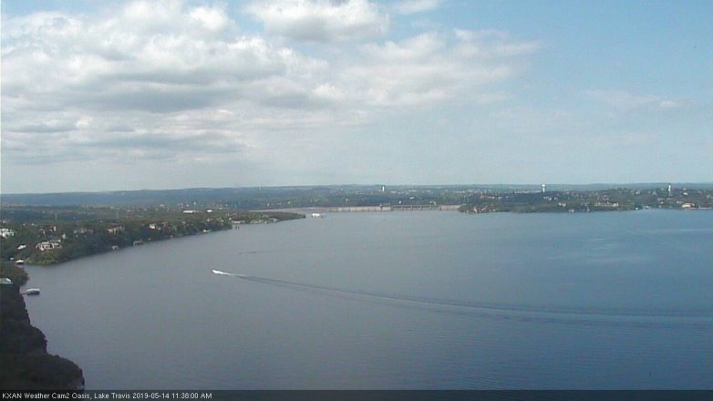 Lake Travis webcam, May 14, 2019 10:40 AM CT