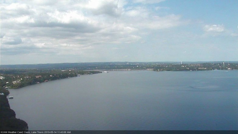 Lake Travis webcam, May 14, 2019 10:45 AM CT