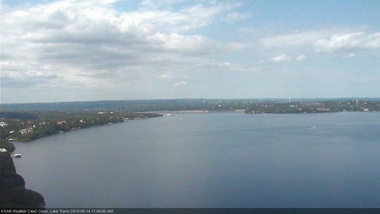 Lake Travis webcam, May 14, 2019 10:50 AM CT