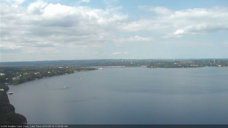 Lake Travis webcam, May 14, 2019 10:55 AM CT