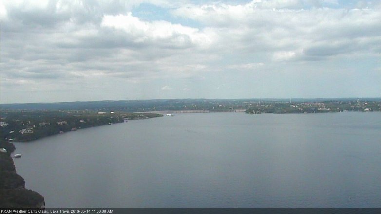 Lake Travis webcam, May 14, 2019 11:00 AM CT