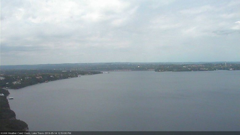 Lake Travis webcam, May 14, 2019 11:55 AM CT