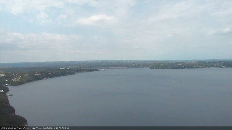 Lake Travis webcam, May 14, 2019 12:00 PM CT