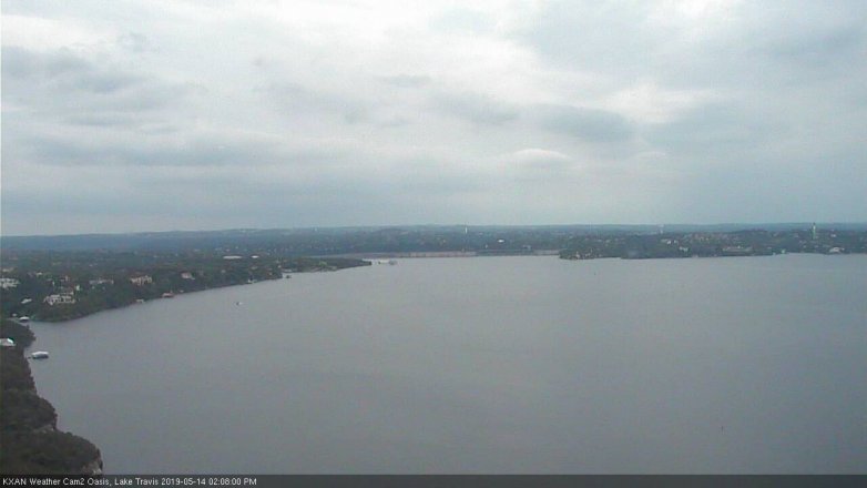 Lake Travis webcam, May 14, 2019 1:10 PM CT