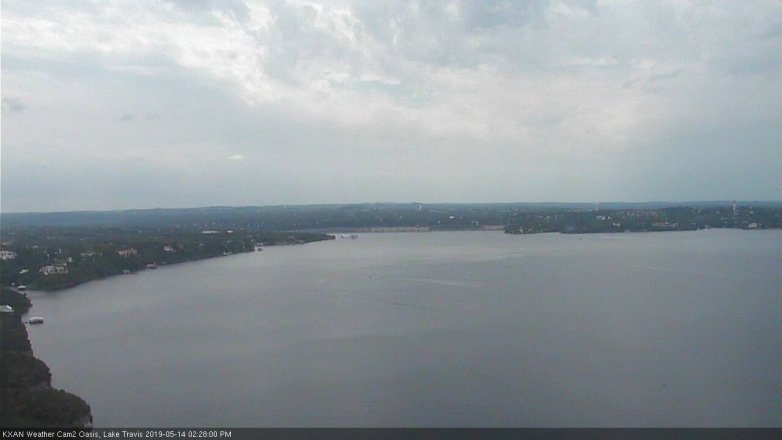 Lake Travis webcam, May 14, 2019 1:30 PM CT