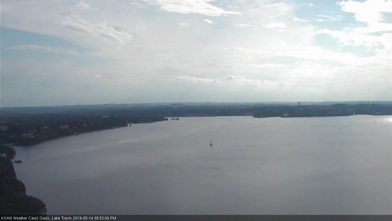 Lake Travis webcam, May 14, 2019 4:55 PM CT