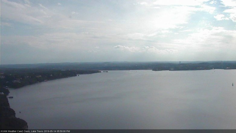 Lake Travis webcam, May 14, 2019 5:00 PM CT
