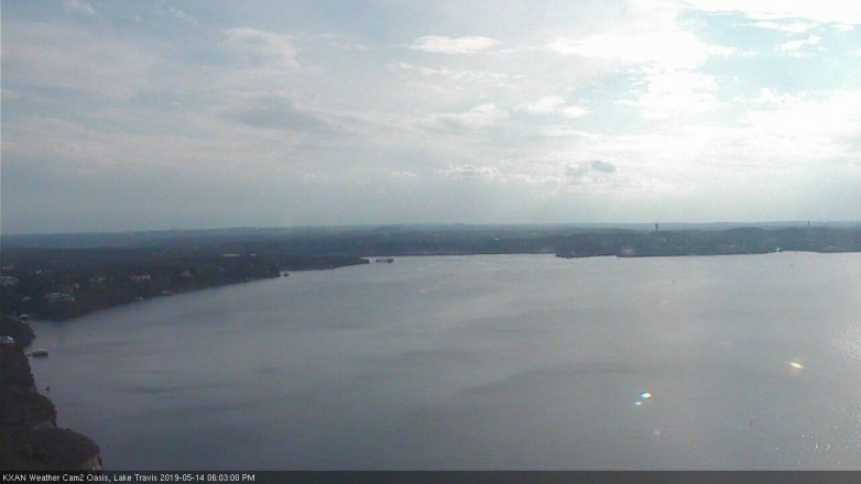 Lake Travis webcam, May 14, 2019 5:05 PM CT