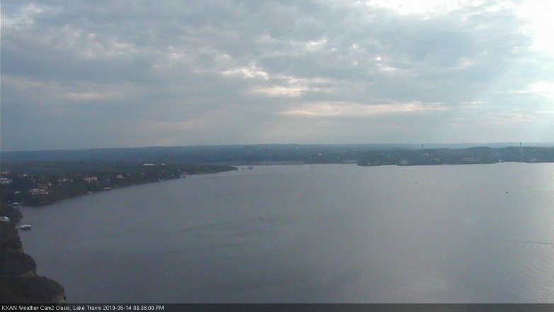 Lake Travis webcam, May 14, 2019 5:40 PM CT