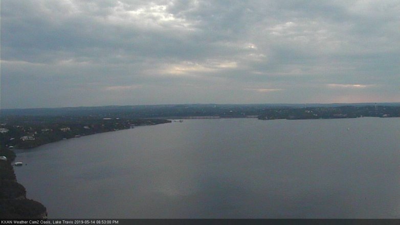 Lake Travis webcam, May 14, 2019 5:55 PM CT