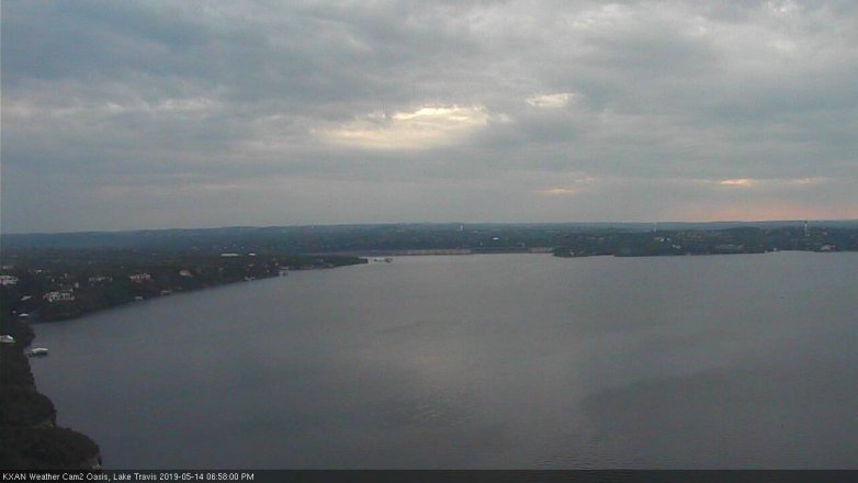 Lake Travis webcam, May 14, 2019 6:00 PM CT