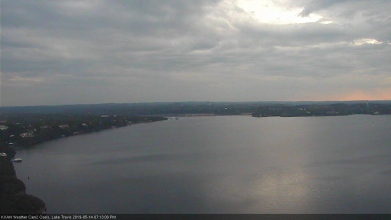Lake Travis webcam, May 14, 2019 6:15 PM CT