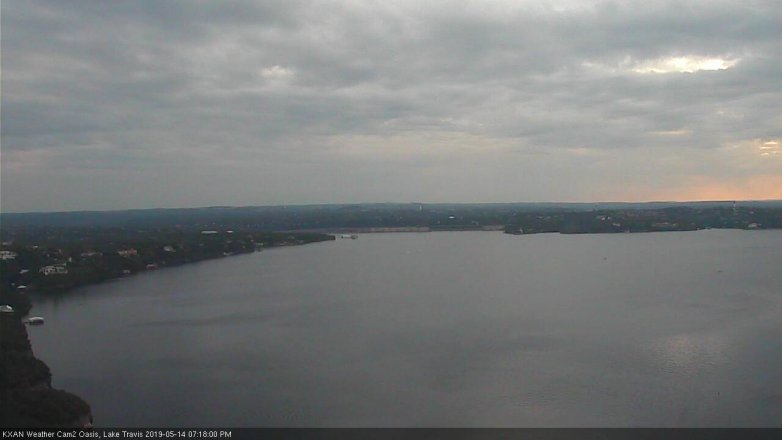 Lake Travis webcam, May 14, 2019 6:20 PM CT