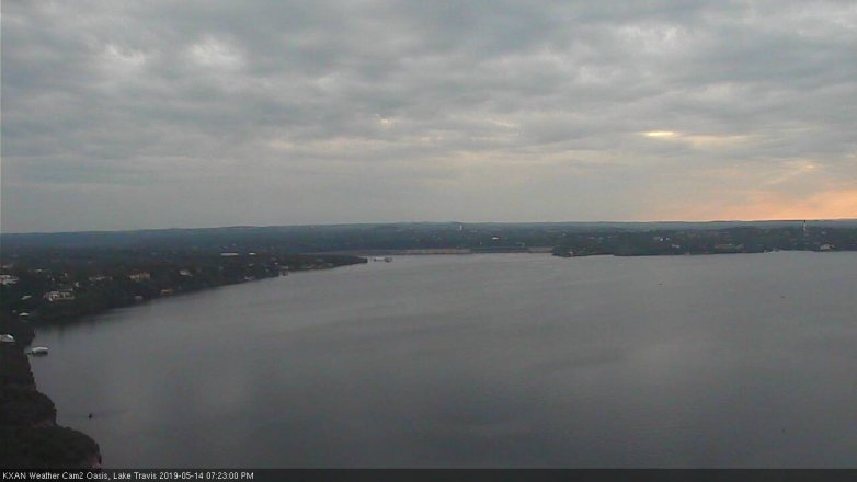 Lake Travis webcam, May 14, 2019 6:25 PM CT