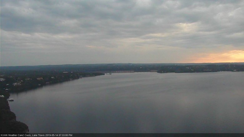 Lake Travis webcam, May 14, 2019 6:35 PM CT