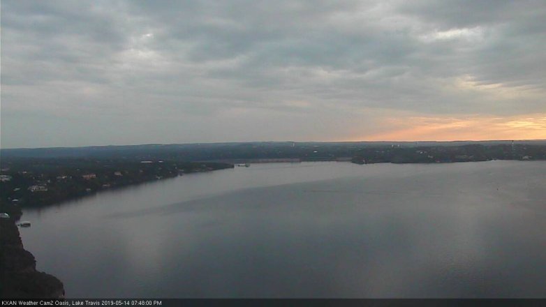 Lake Travis webcam, May 14, 2019 6:50 PM CT