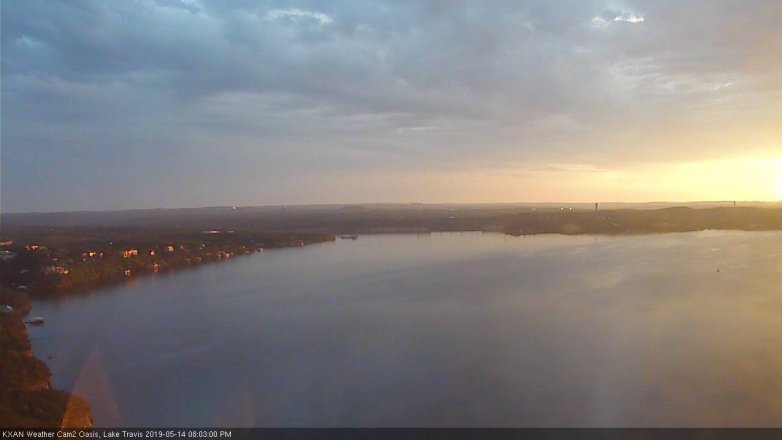 Lake Travis webcam, May 14, 2019 7:05 PM CT