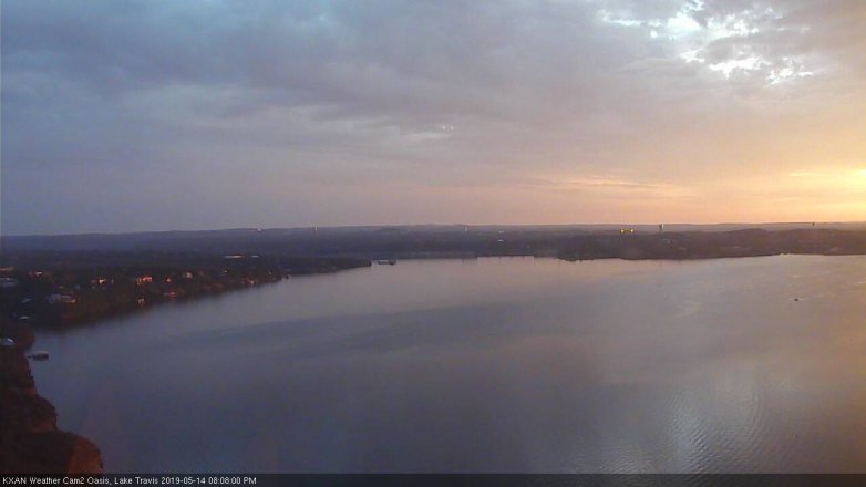 Lake Travis webcam, May 14, 2019 7:10 PM CT