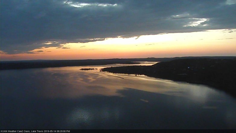 Lake Travis webcam, May 14, 2019 7:30 PM CT