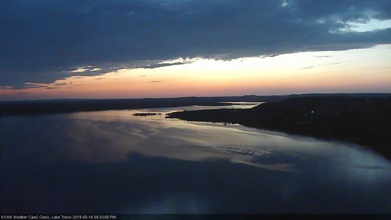 Lake Travis webcam, May 14, 2019 7:35 PM CT