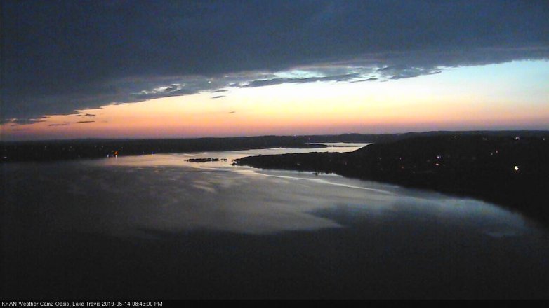 Lake Travis webcam, May 14, 2019 7:45 PM CT
