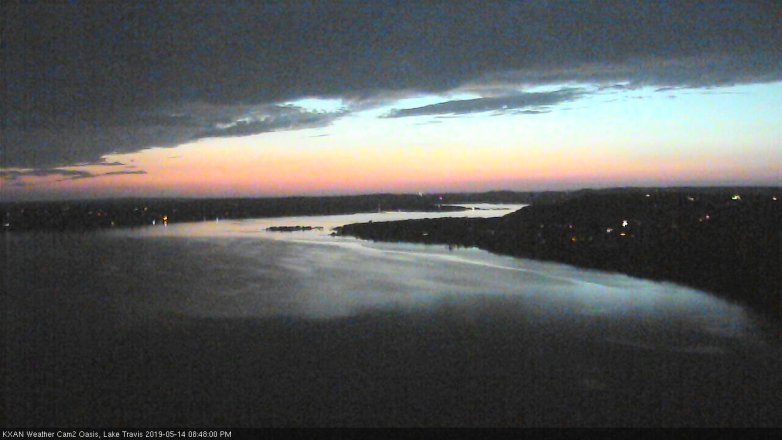 Lake Travis webcam, May 14, 2019 7:50 PM CT