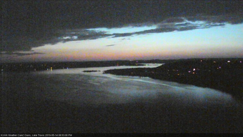 Lake Travis webcam, May 14, 2019 7:55 PM CT