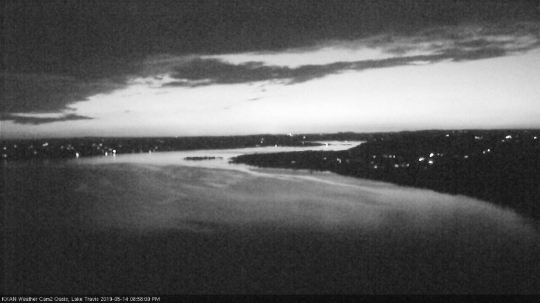 Lake Travis webcam, May 14, 2019 8:00 PM CT
