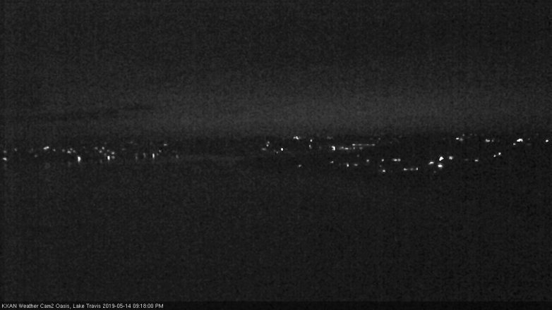 Lake Travis webcam, May 14, 2019 8:20 PM CT