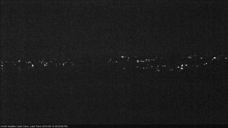 Lake Travis webcam, May 14, 2019 8:30 PM CT