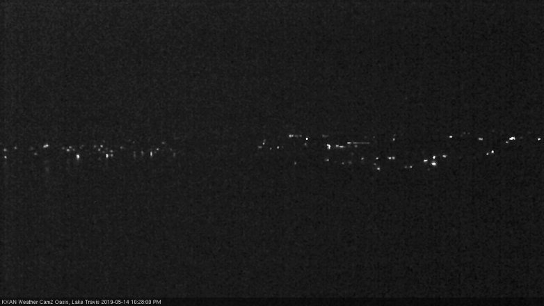 Lake Travis webcam, May 14, 2019 9:30 PM CT