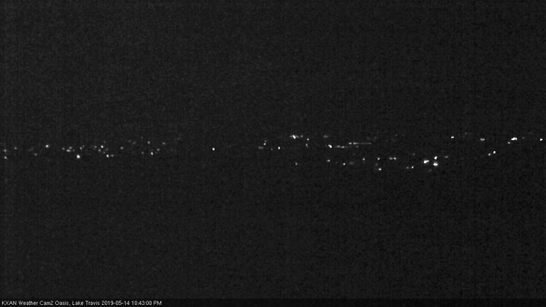 Lake Travis webcam, May 14, 2019 9:45 PM CT