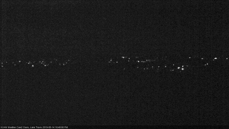 Lake Travis webcam, May 14, 2019 9:50 PM CT
