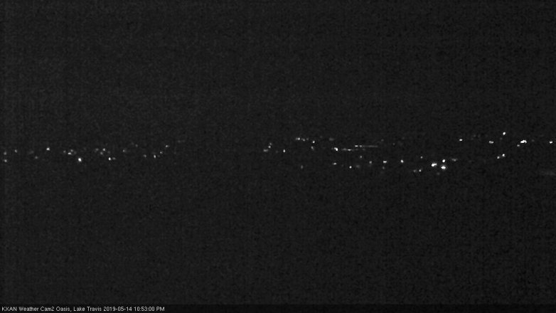 Lake Travis webcam, May 14, 2019 9:55 PM CT