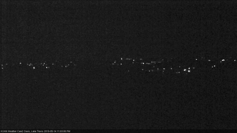 Lake Travis webcam, May 14, 2019 10:05 PM CT