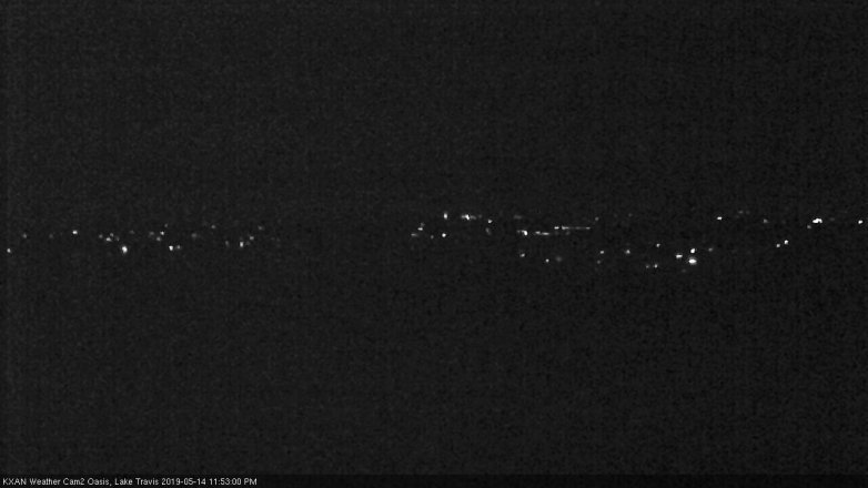 Lake Travis webcam, May 14, 2019 10:55 PM CT