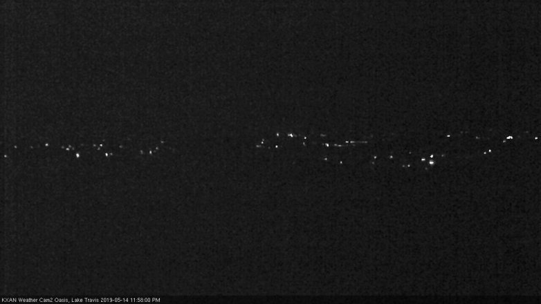 Lake Travis webcam, May 14, 2019 11:00 PM CT