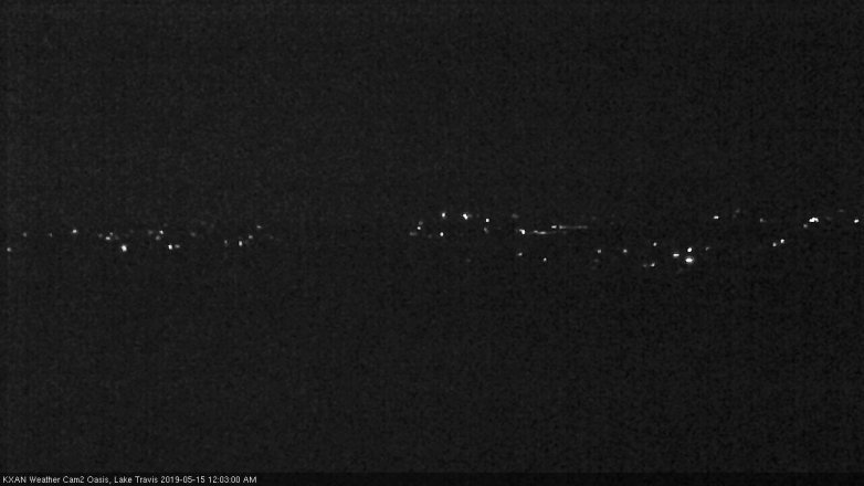 Lake Travis webcam, May 14, 2019 11:05 PM CT