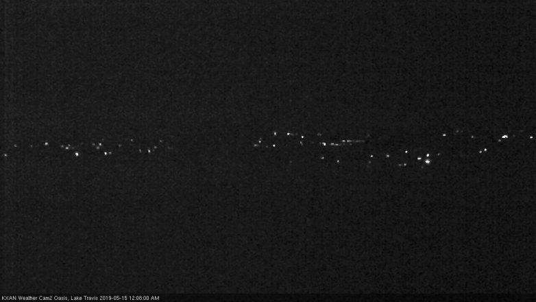 Lake Travis webcam, May 14, 2019 11:10 PM CT